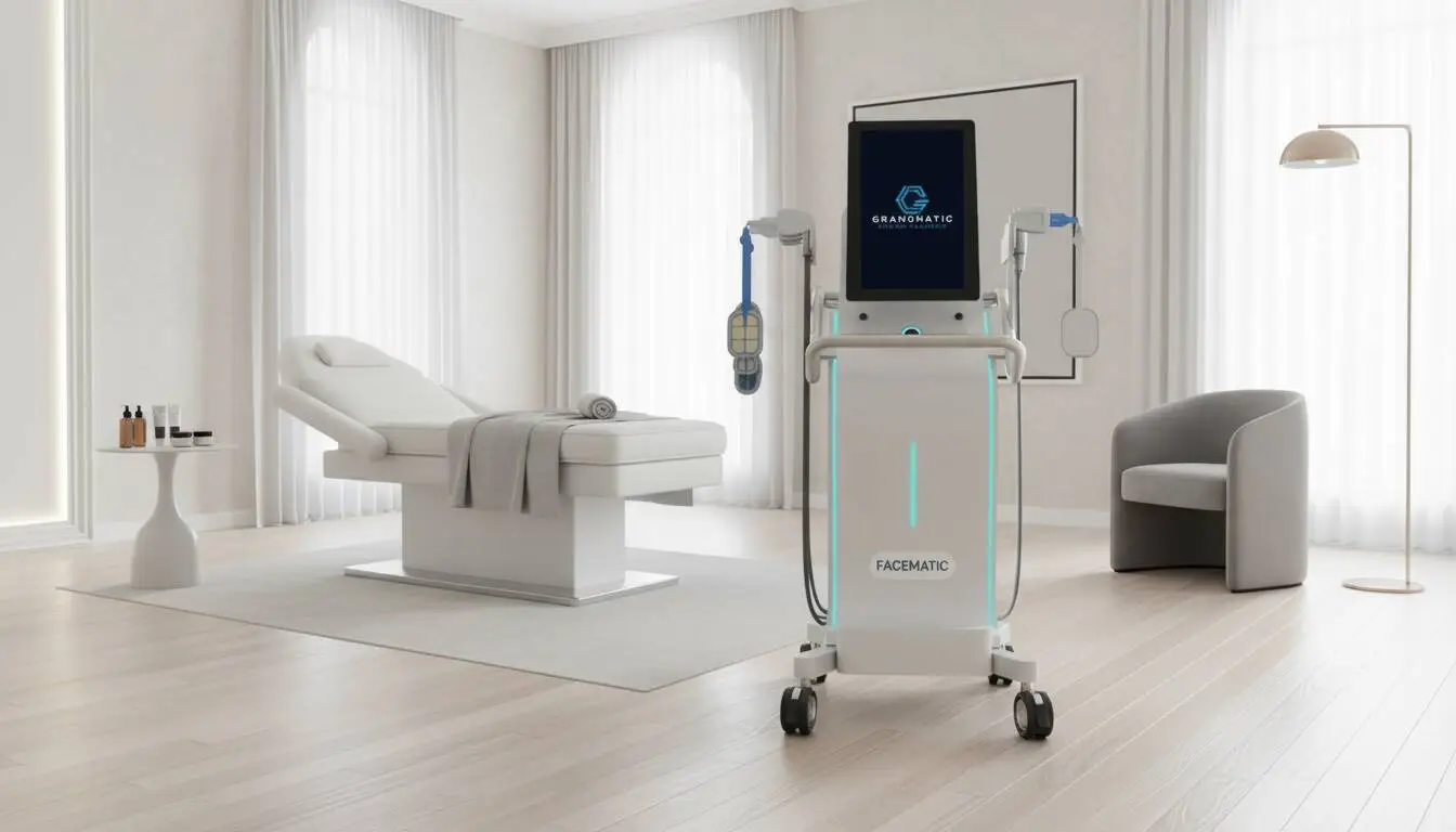 Urządzenie Grandmatic Facematic w nowoczesnym salonie kosmetycznym